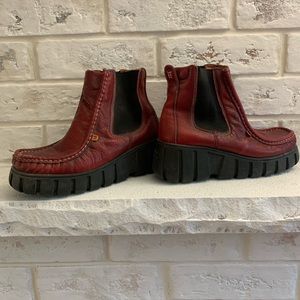 Vintage MAC platform ankle boots